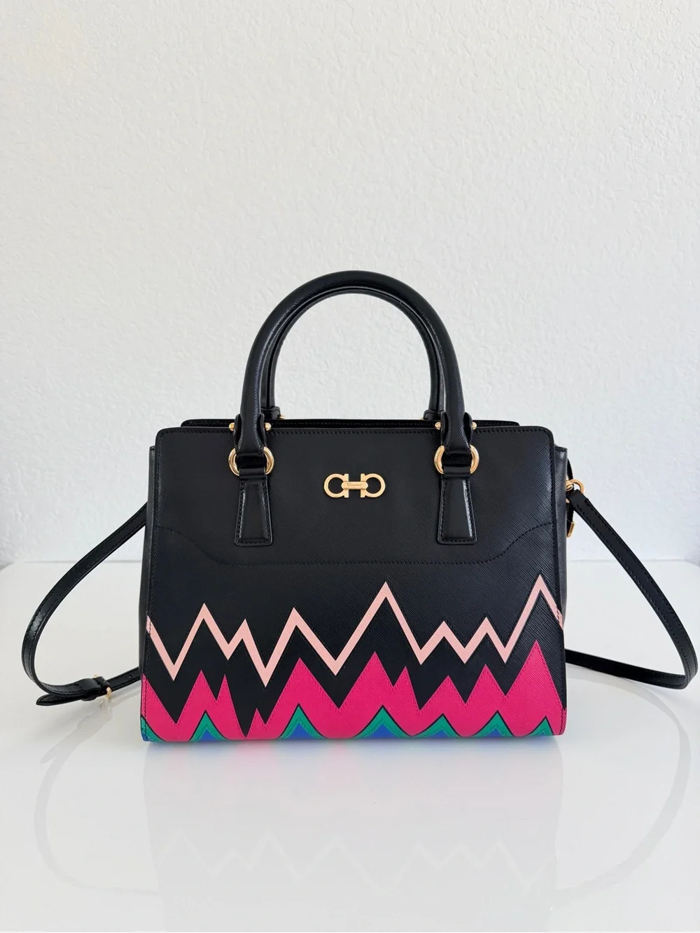Salvatore Ferragamo Saffiano tote bag